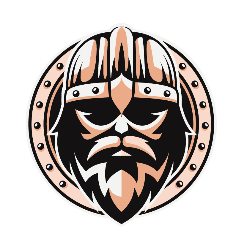 Vykings.Dev logo helmet